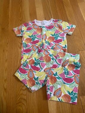 Janie and jack girls fruit pajamas